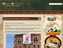 Tablet Screenshot of covington.mollymalonesirishpub.com